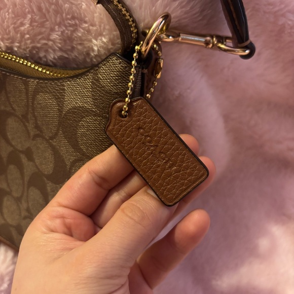 Coach Pennie Shoulder Bag C7223 in Brown Leather - Picture 4 of 8